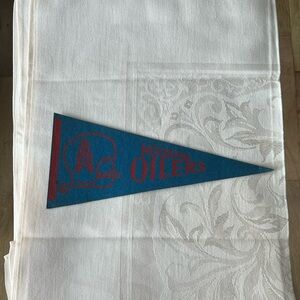 Vintage 1960s/1970s Houston Oilers Mini Pennant